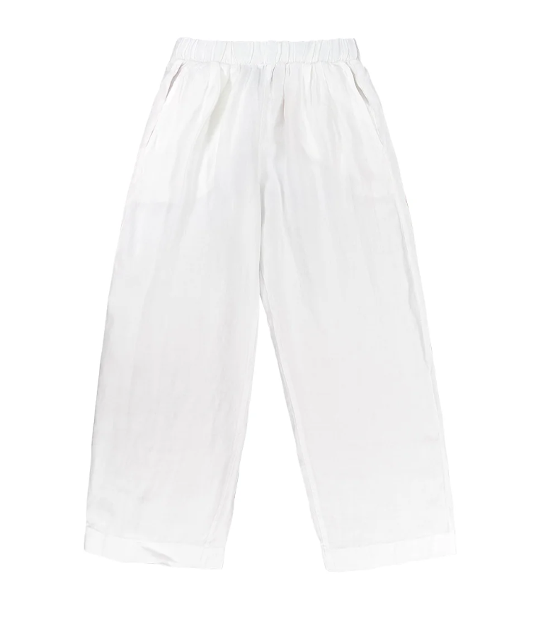 New Jungmaven Wide Leg Cambria Pant 100% Hemp Washed White NWT size XXL