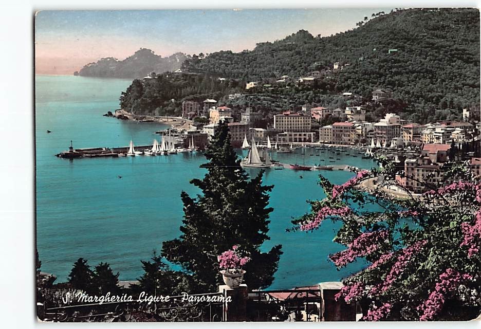 Postcard Panoramic View Santa Margherita Ligure Italy