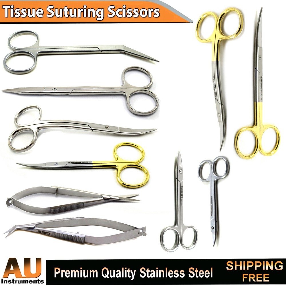 Dental Scissors Iris Gum Bee Crown First Aid Bandage Dressing Surgical Tools