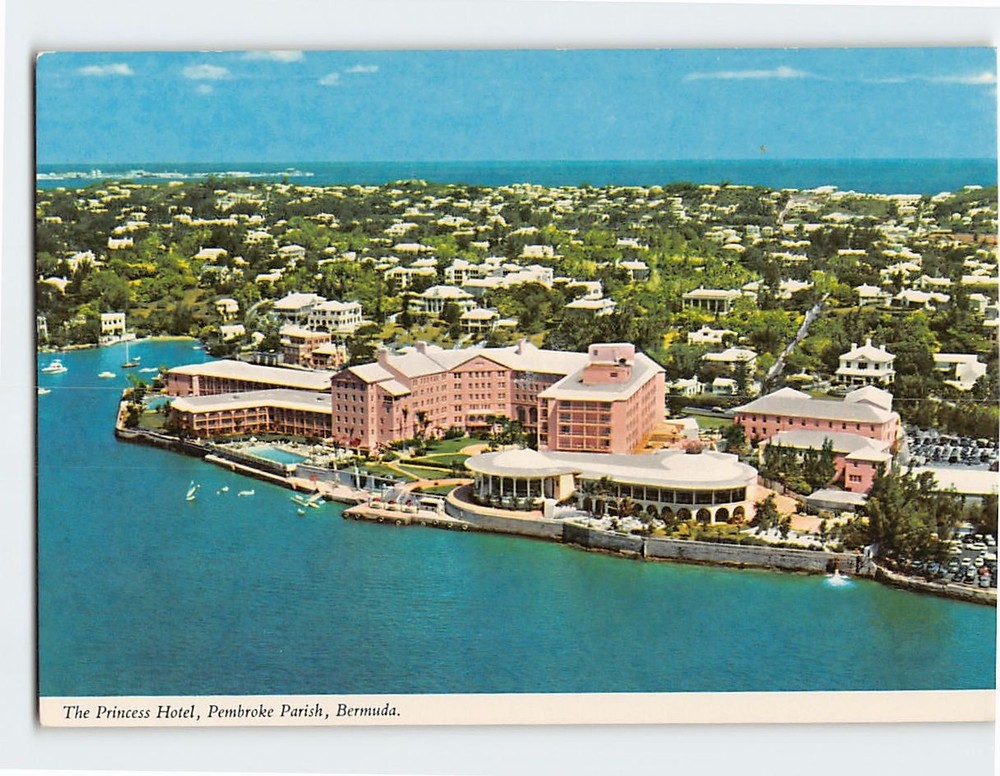 Postcard The Princess Hotel Pembroke Parish Bermuda British Overseas Territory