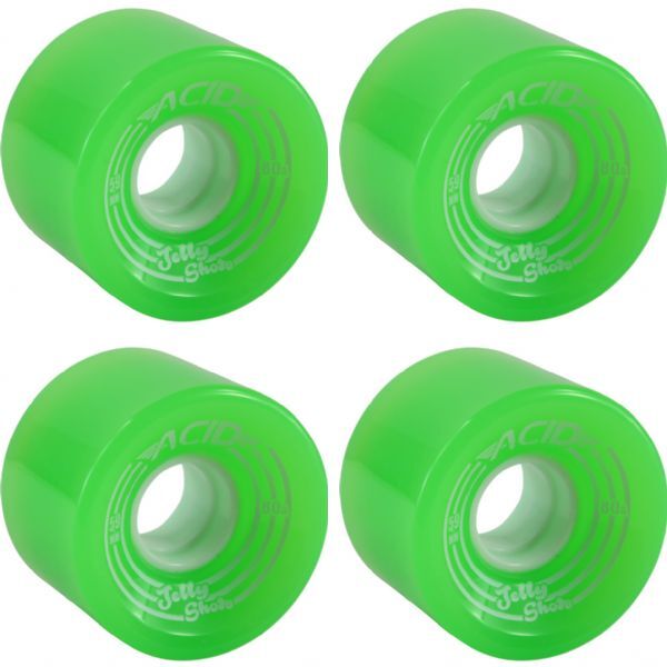 Acid Chemical Wheels Jelly Shots Skateboard Wheels - 59mm 80a (Set of 4)-image