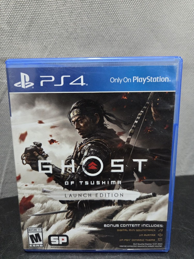 Ghost of Tsushima Day 1 Editon (Sony PlayStation 4, 2020) Complete