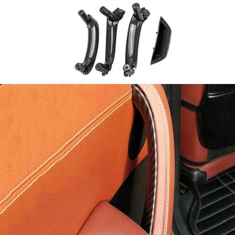 ABS Carbon Fiber Door Handle Trim Set for BMW X3 X4 2010-2017-image