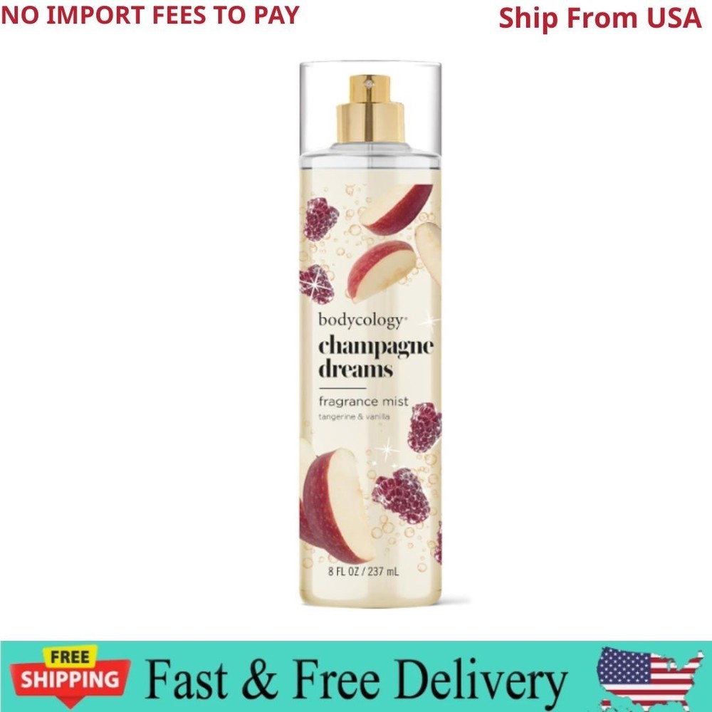 Bodycology Long-Lasting Fragrance Body Mist, Champagne Dreams, 8 fl oz New
