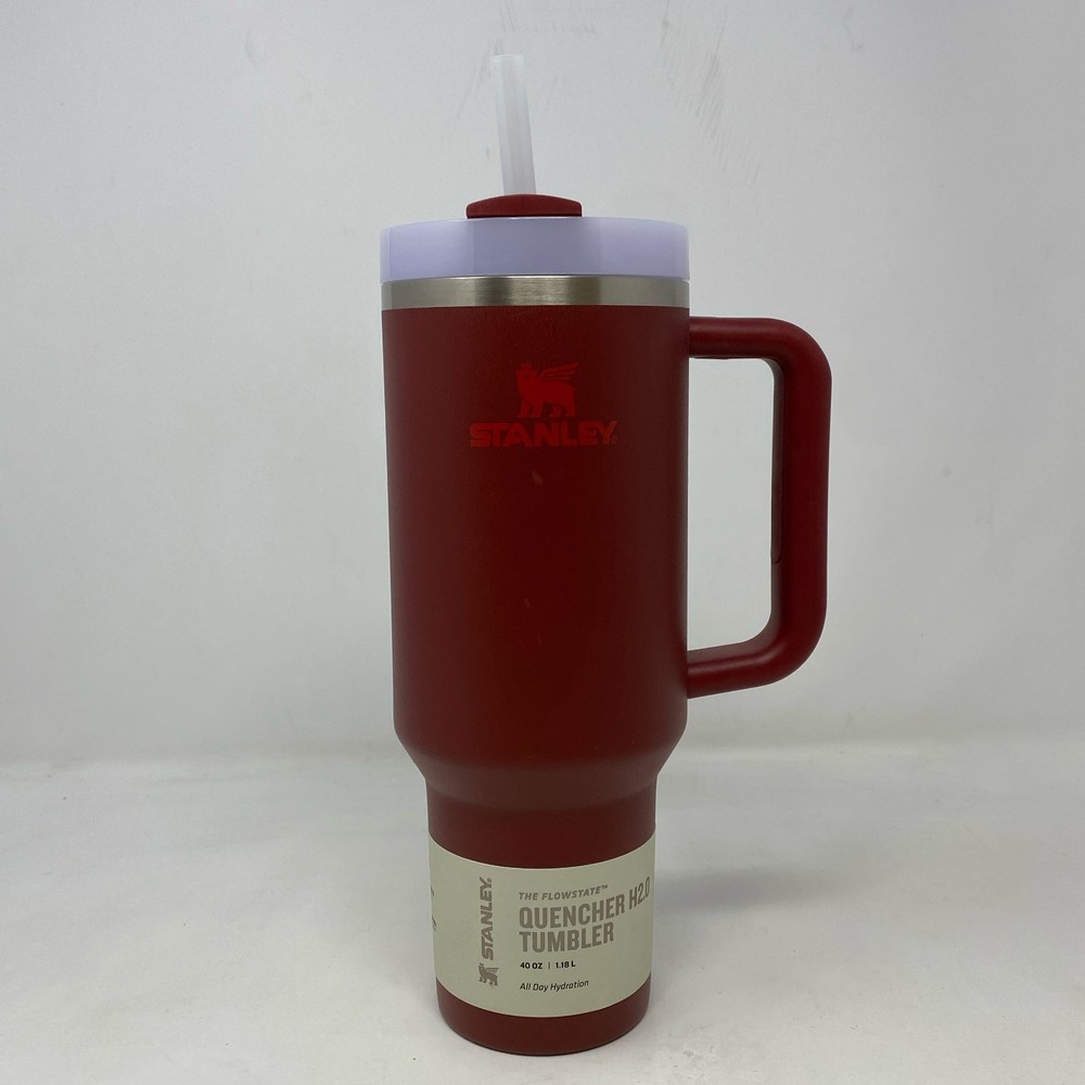 Stanley Quencher H2.0 40oz Tumbler - Cranberry w/ Straw