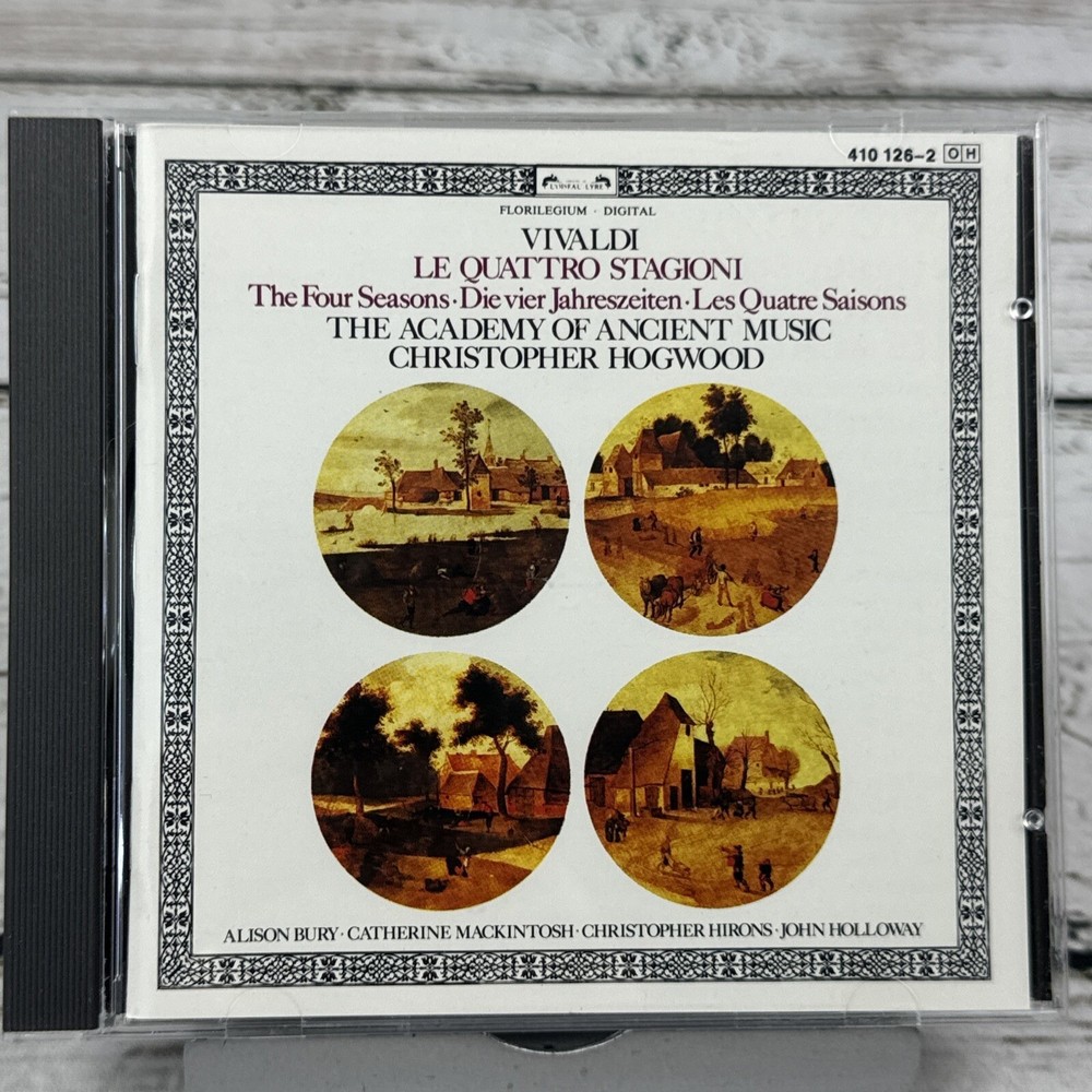 Vivaldi: The Four Seasons [1984 CD] Academy of Ancient Music, Hogwood, Classical-image