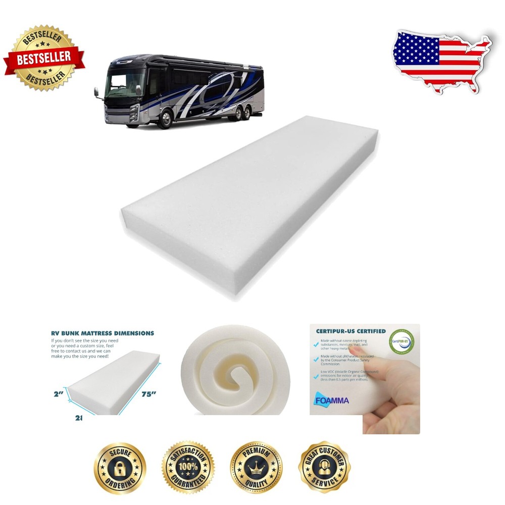 Luxuriously Comfortable Mattress for RV Bunks - 28