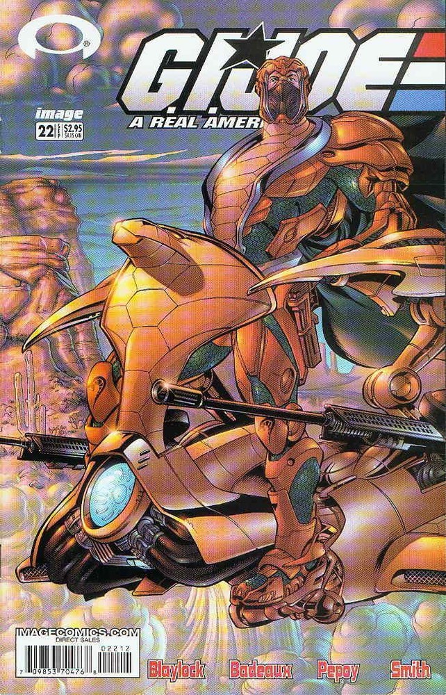 G.I. Joe Comic Book #22 (2nd) VF; Image | A Real American Hero - we combine ship