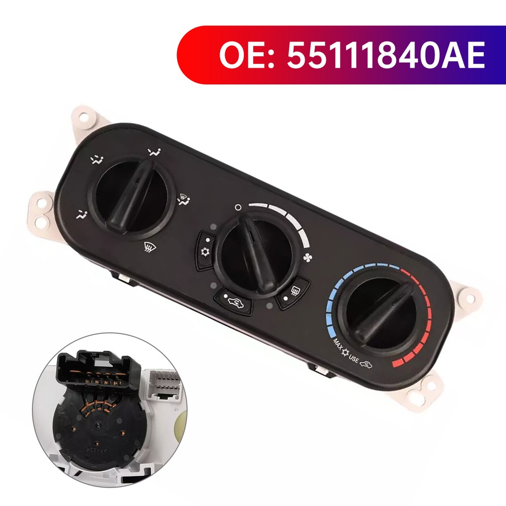 A/C Heater Control Switch 55111840AE for 2007-2010 Jeep Wrangler JK