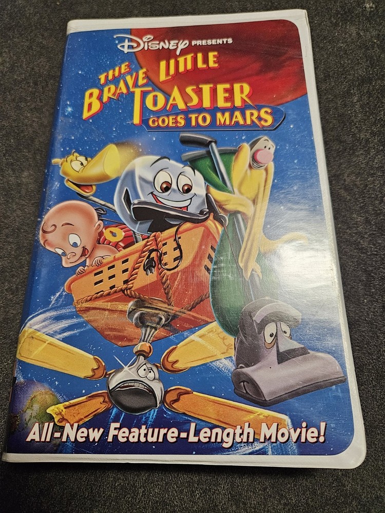 The Brave Little Toaster Goes to Mars (1998) VHS Disney Clamshell HARD TO FIND