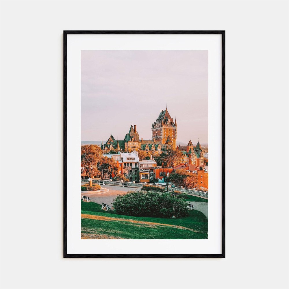 Quebec City Colorful Poster Print Quebec City Photo Wall Art Quebec City Wall