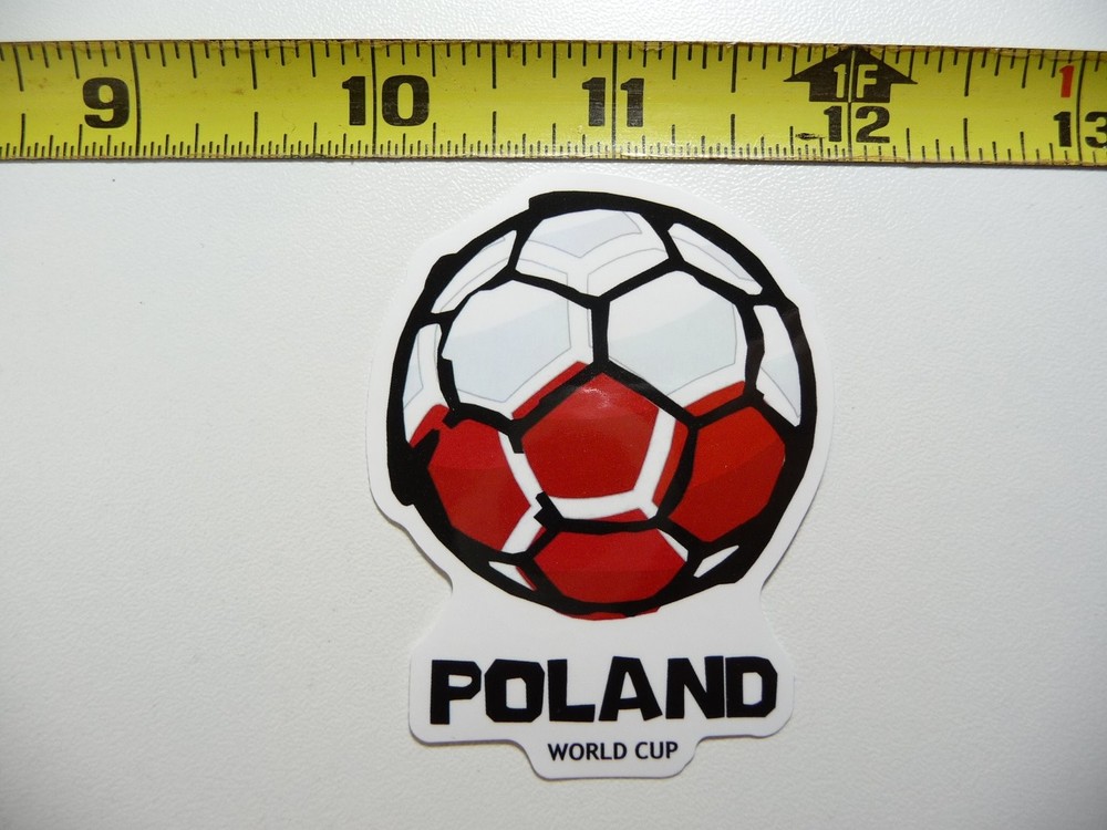 Poland Soccer Team Decal Sticker for School Sports Match Game