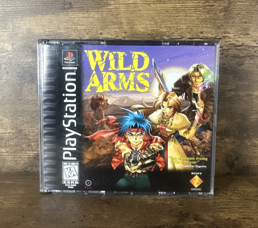 Wild Arms (Sony PlayStation 1, 1997) CIB W/ Inserts Tested Working Fast Shipping
