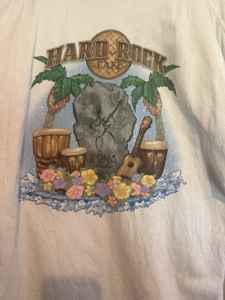 Hard Rock Cafe Kona Hawaii Men's Short Sleeve T-Shirt XL 90s Vintage