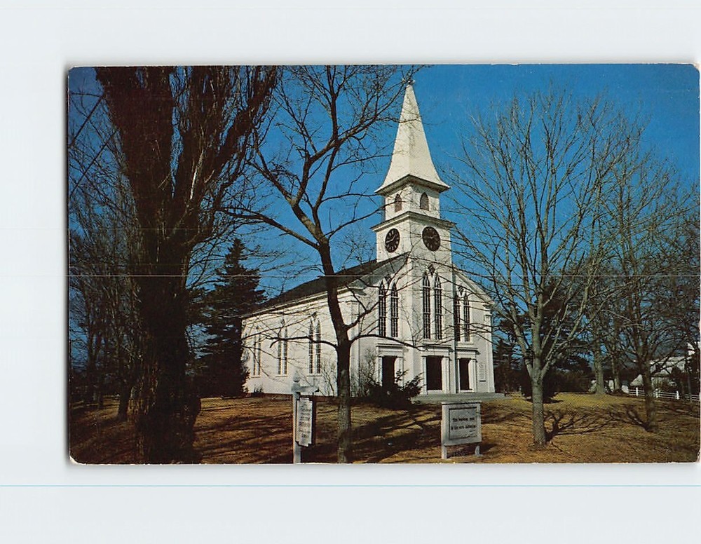 Postcard The First Parish Church (Unitarian) Brewster Massachusetts