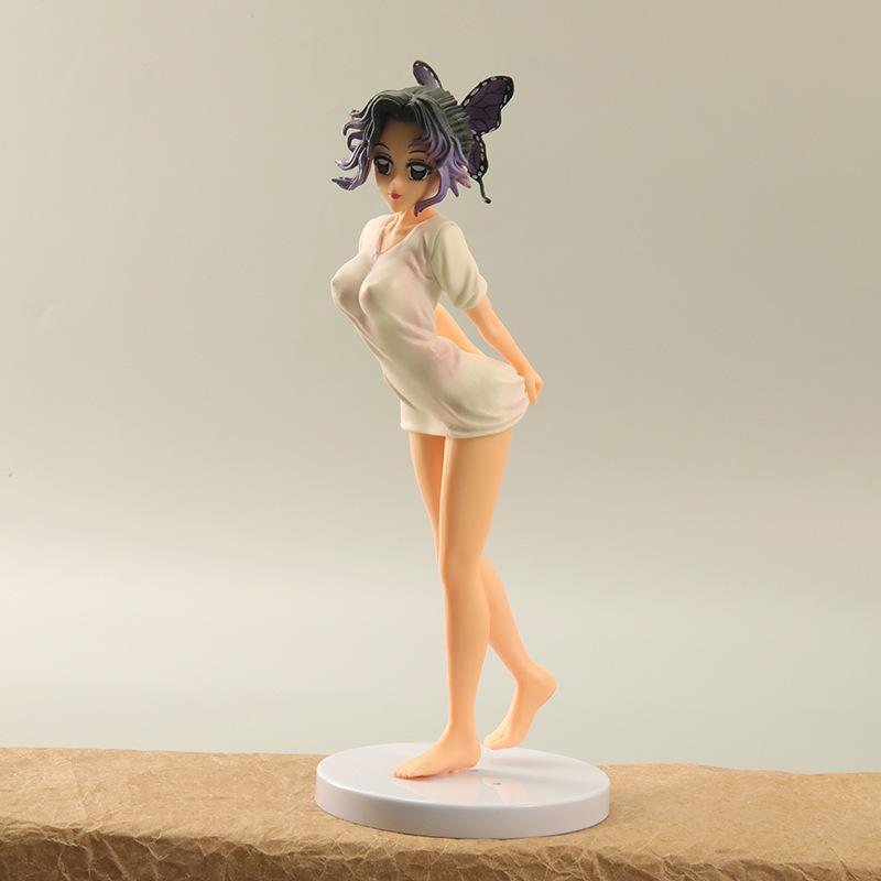 Figurine Anime Movie Demon Slayer Plastic Multicolor Modern Carved Small Decor
