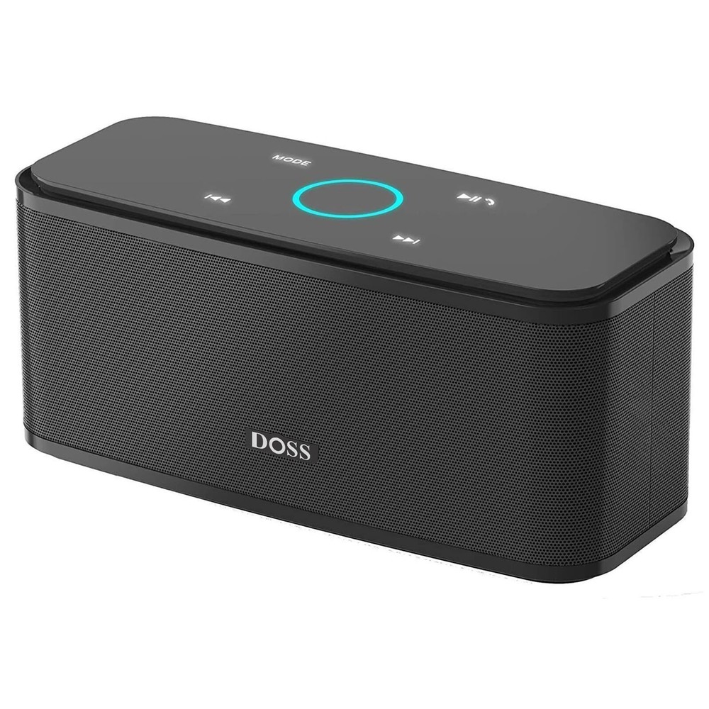 Wireless Bluetooth Speaker with 12W HD Sound Bass IPX5 Waterproof Touch Control