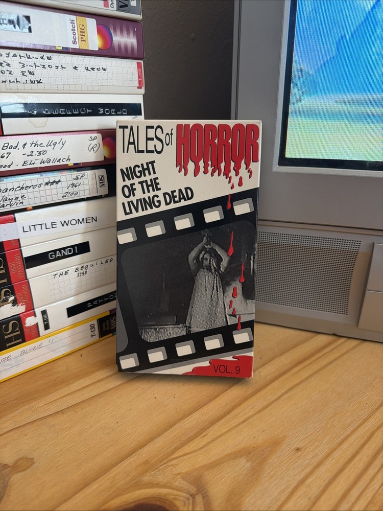 Tales Of Horror Night Of The Living Dead Vol. 9 VHS - RARE