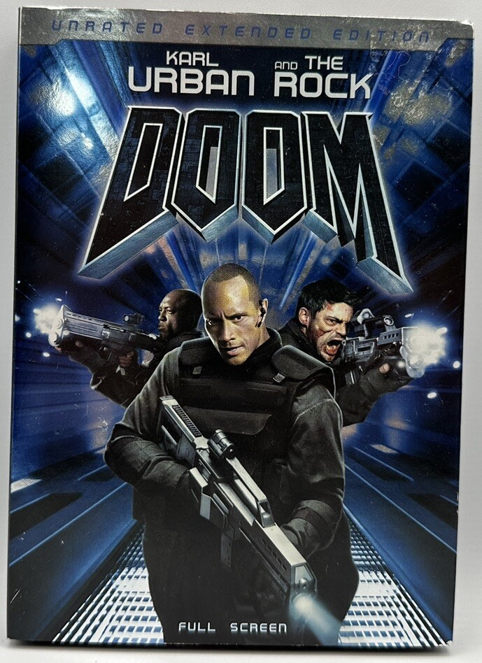 Doom DVD Unrated Extended Edition Karl Urban & The Rock Free Shipping 2006