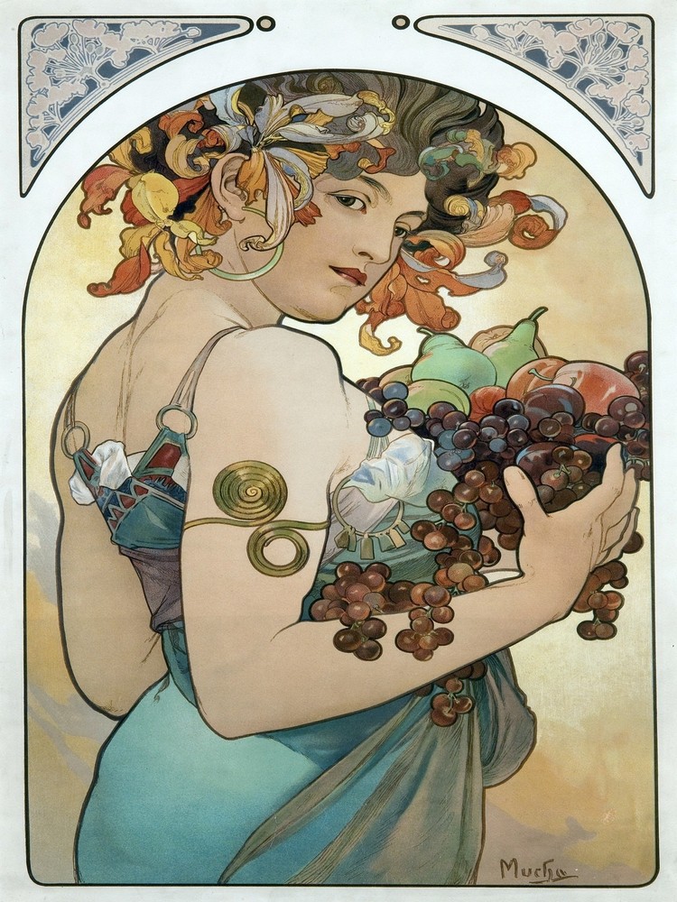 Nouveau Decorative Movie Poster. Fine Graphic Art. Wall Interior Design 2497