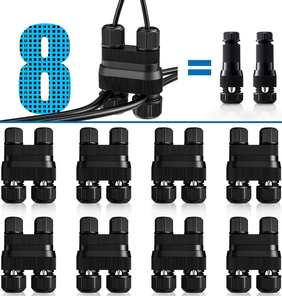 Low Voltage Fastlock2 Waterproof Wire Connector for 12-18 Gauge Landscaping Lights