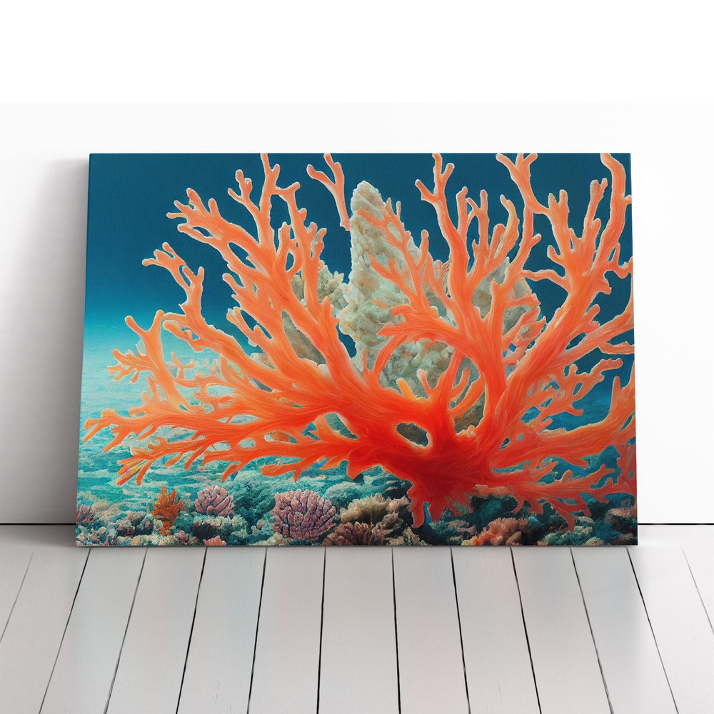 The Coral Reef Vol.1 Canvas Wall Art Print Framed Picture Home Decor Living Room