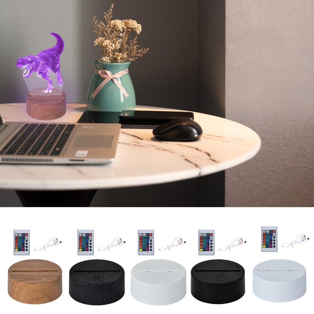 3D Led Light Base Night Light Base Holder Christmas Light Lamp Base with awesome