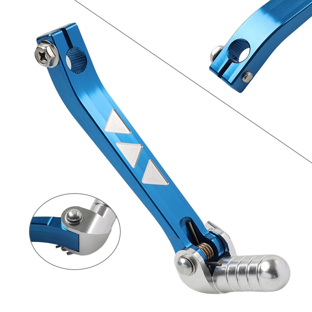 11mm Blue CNC Heavy Duty Gear Lever Shifter Handle 110cc 125cc PIT PRO DIRT BIKE