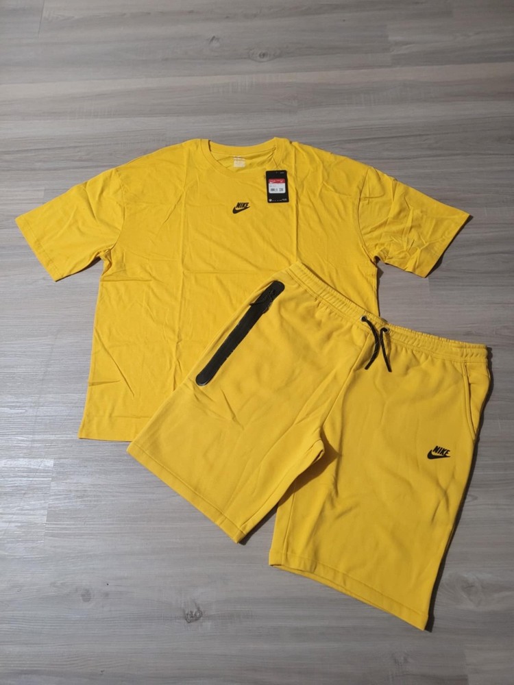 Men’s NWT Nike Tech Shorts Set - YELLOW - 3XL
