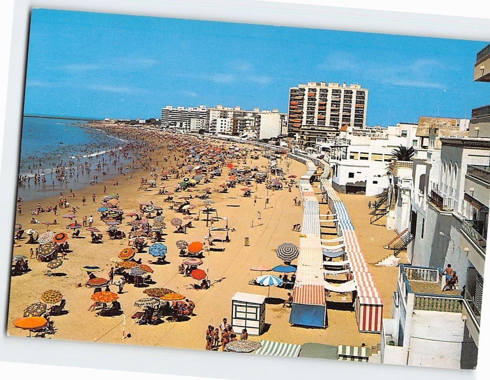 Postcard The Costilla beach Rota Spain