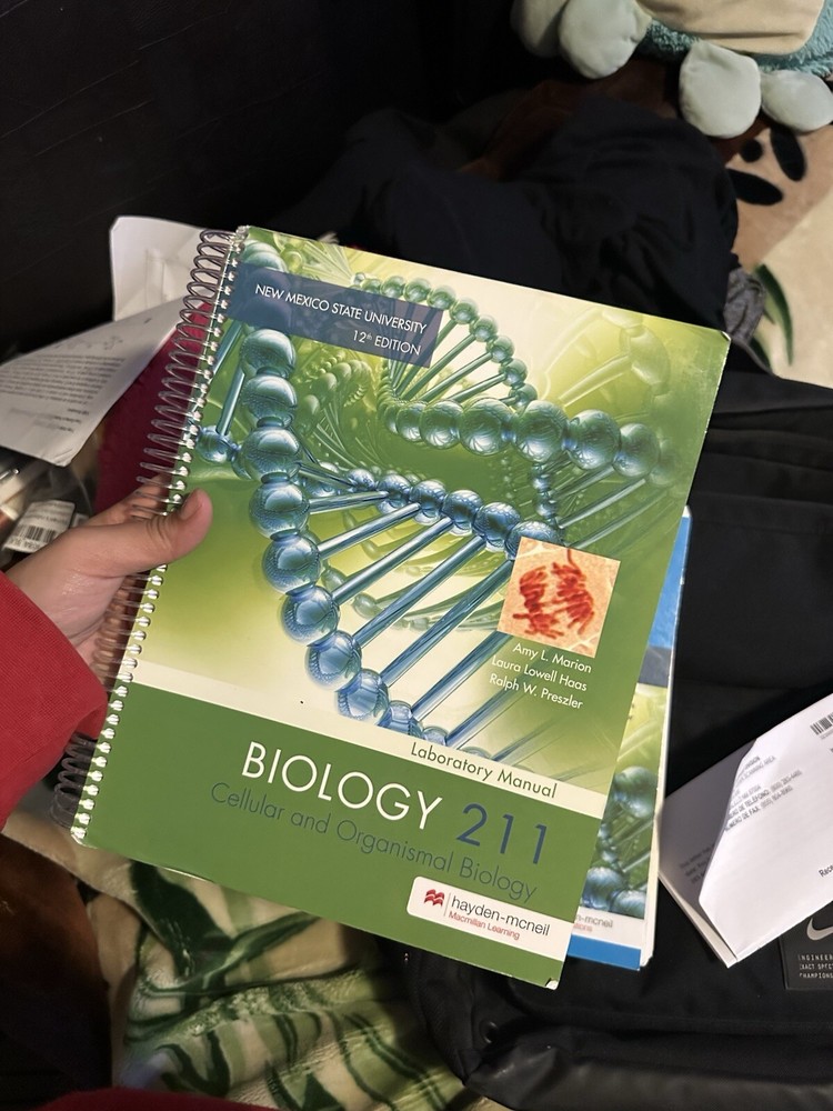 Cellular and organism Biology 211, 12th Edition Laboratory manual