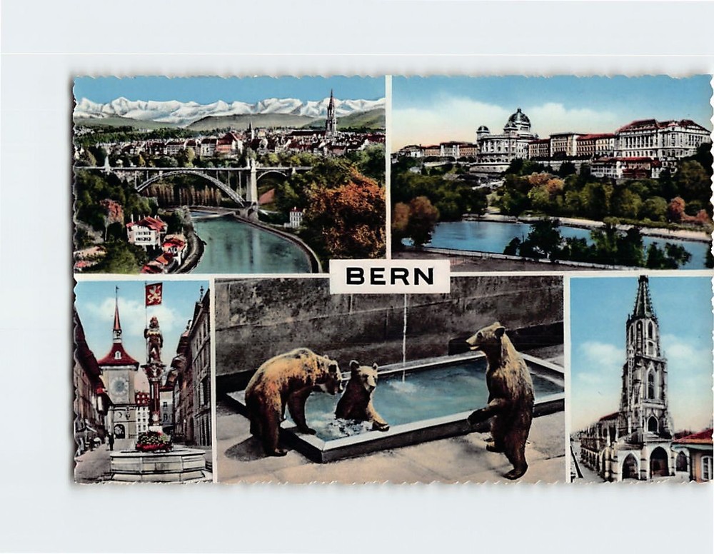 Postcard Bern/Berne Switzerland Europe