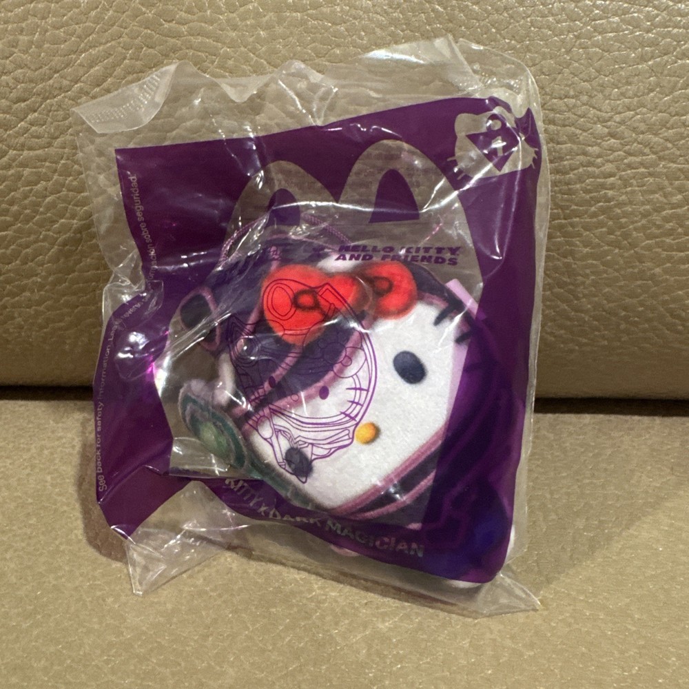 McDonald’s Hello Kitty X Yugioh Dark Magician Plush NEW Sealed