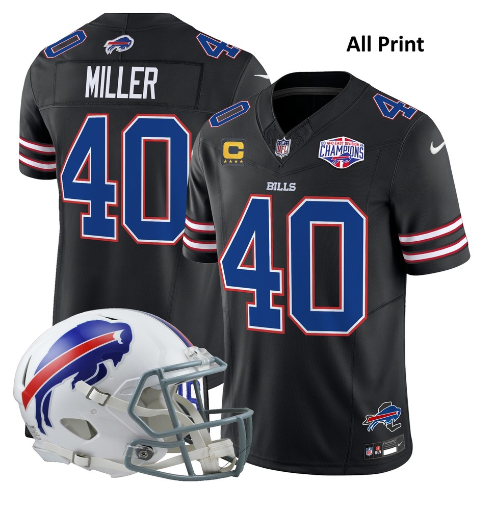 BuffaloxBills Von Miller AFC East Champions Football Jersey All Print