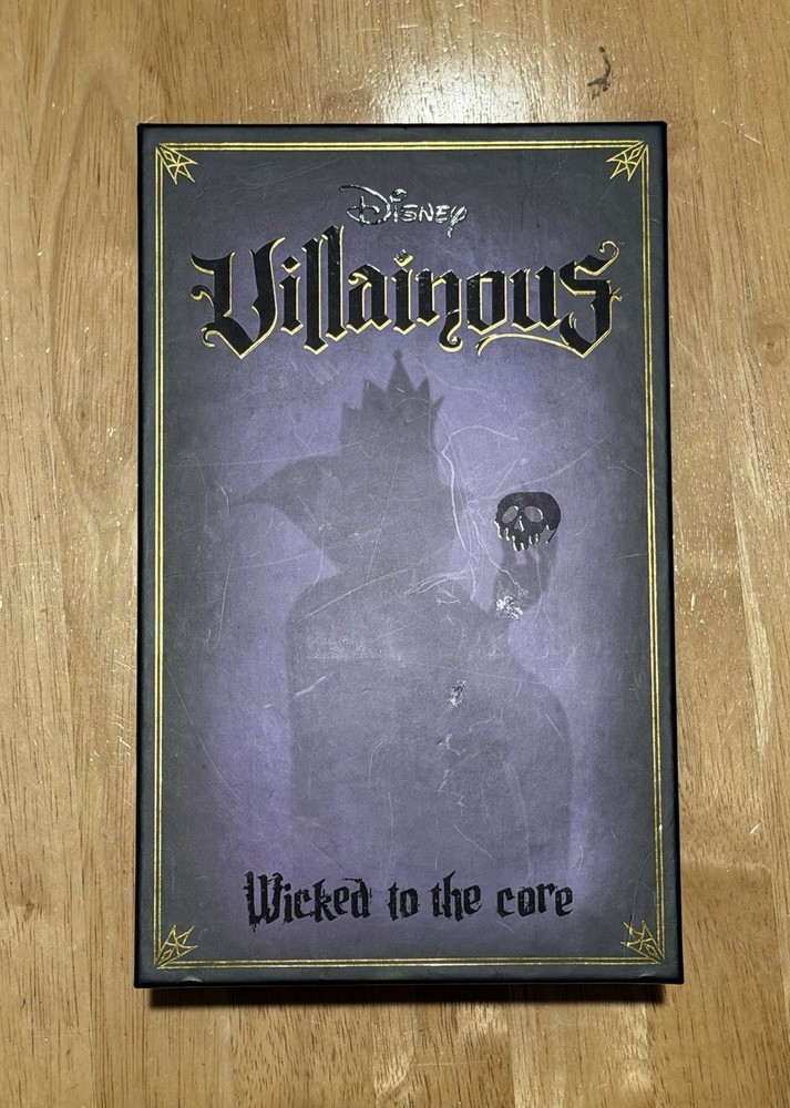 Disney Villainous Wicked to The Core Game Villains Open Box Complete