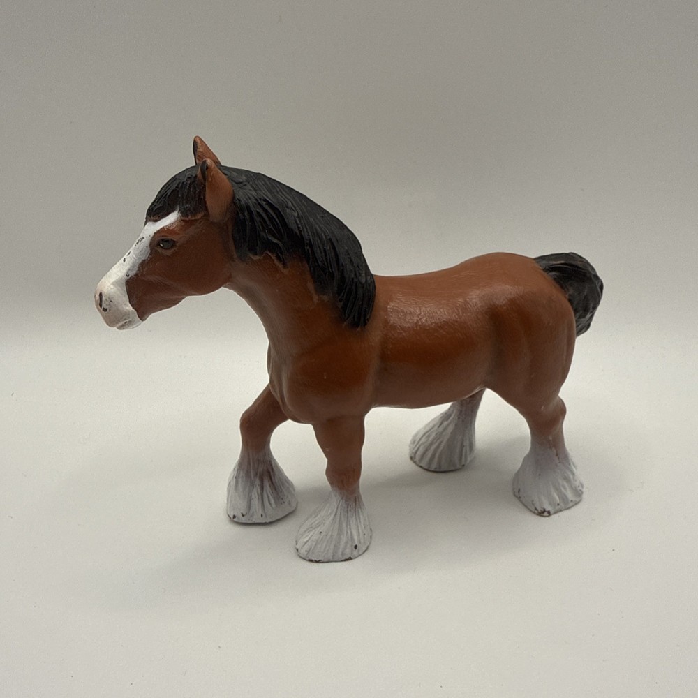 Terra by BATTAT Clydesdale Draft Miniature Village Horse Animal Figure Toy 59901