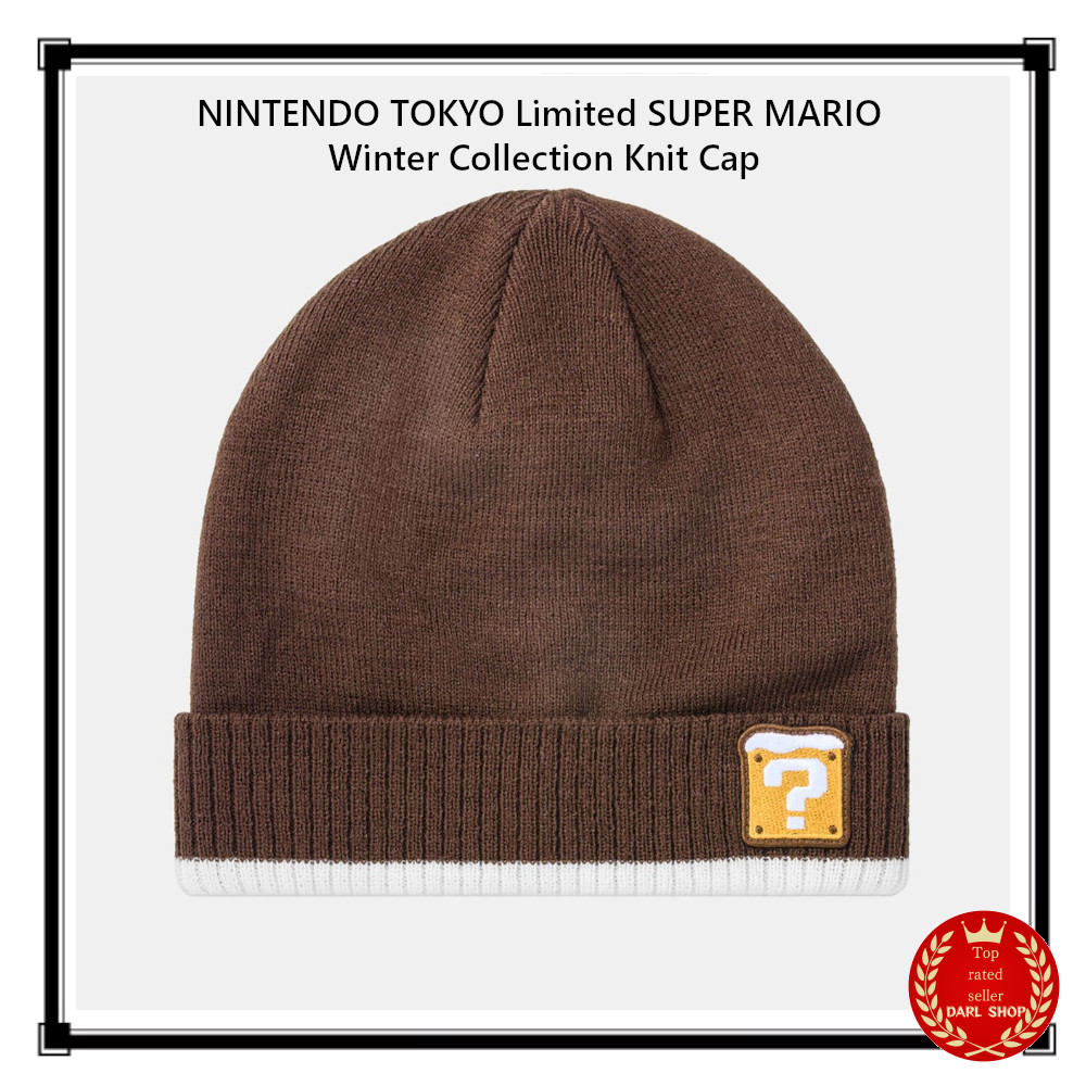 NINTENDO TOKYO Limited SUPER MARIO Winter Collection Knit Cap Japan NEW