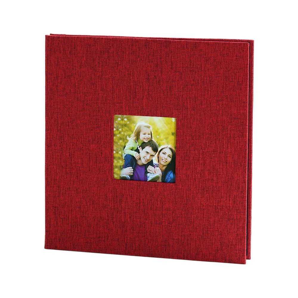 Photo Album Minimalist Design Collective Diy Family Handmade Stamp Album Aza Red
