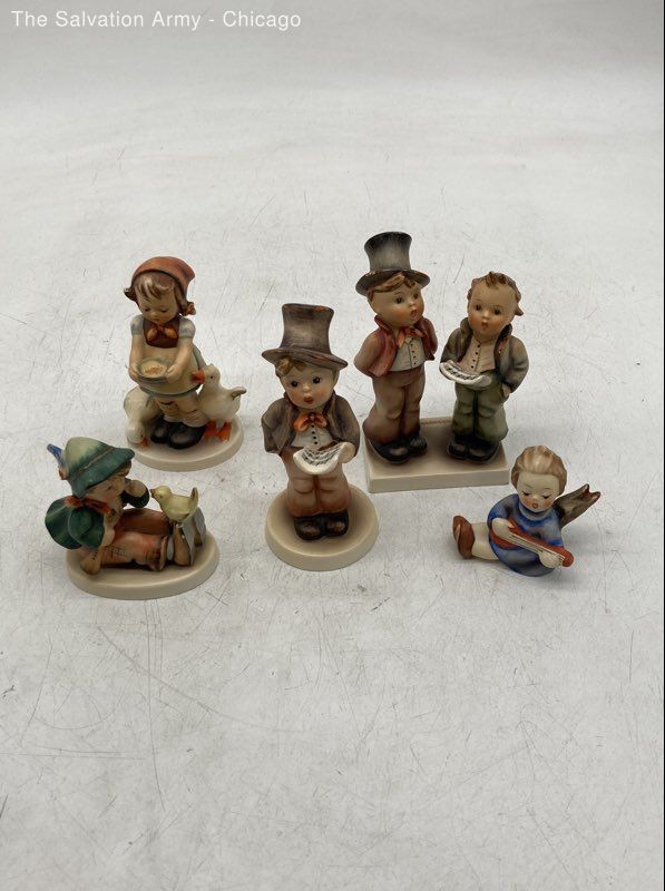Multicolor Assorted Children Home Decorative Collectible Figurines Lot Of 5