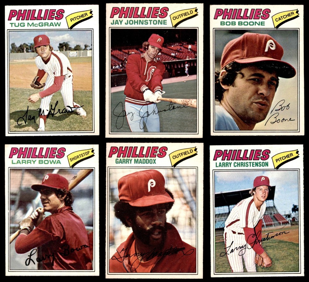 1977 O-Pee-Chee Phillies Near Team Set 5 - EX 6620286 (6 / 10 cards)