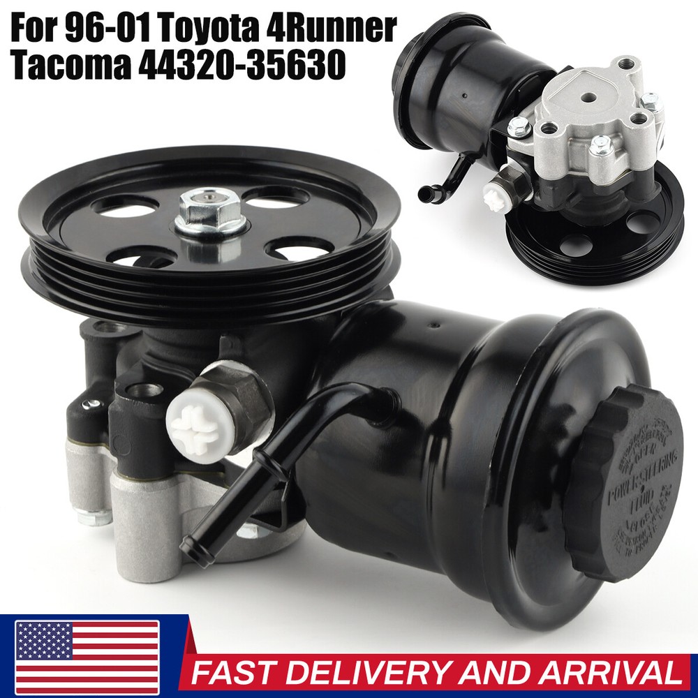 Power Steering Pump w/ Pulley & Reservoir fits for 96-01 Toyota 4Runner Tacoma.※