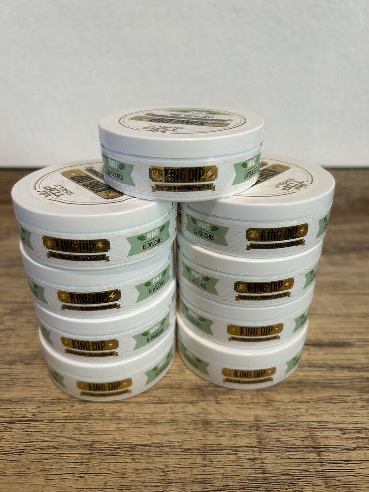 GIGA Chad Performance Mint King Dip 15 Pouches 9 Pack Stay Focused