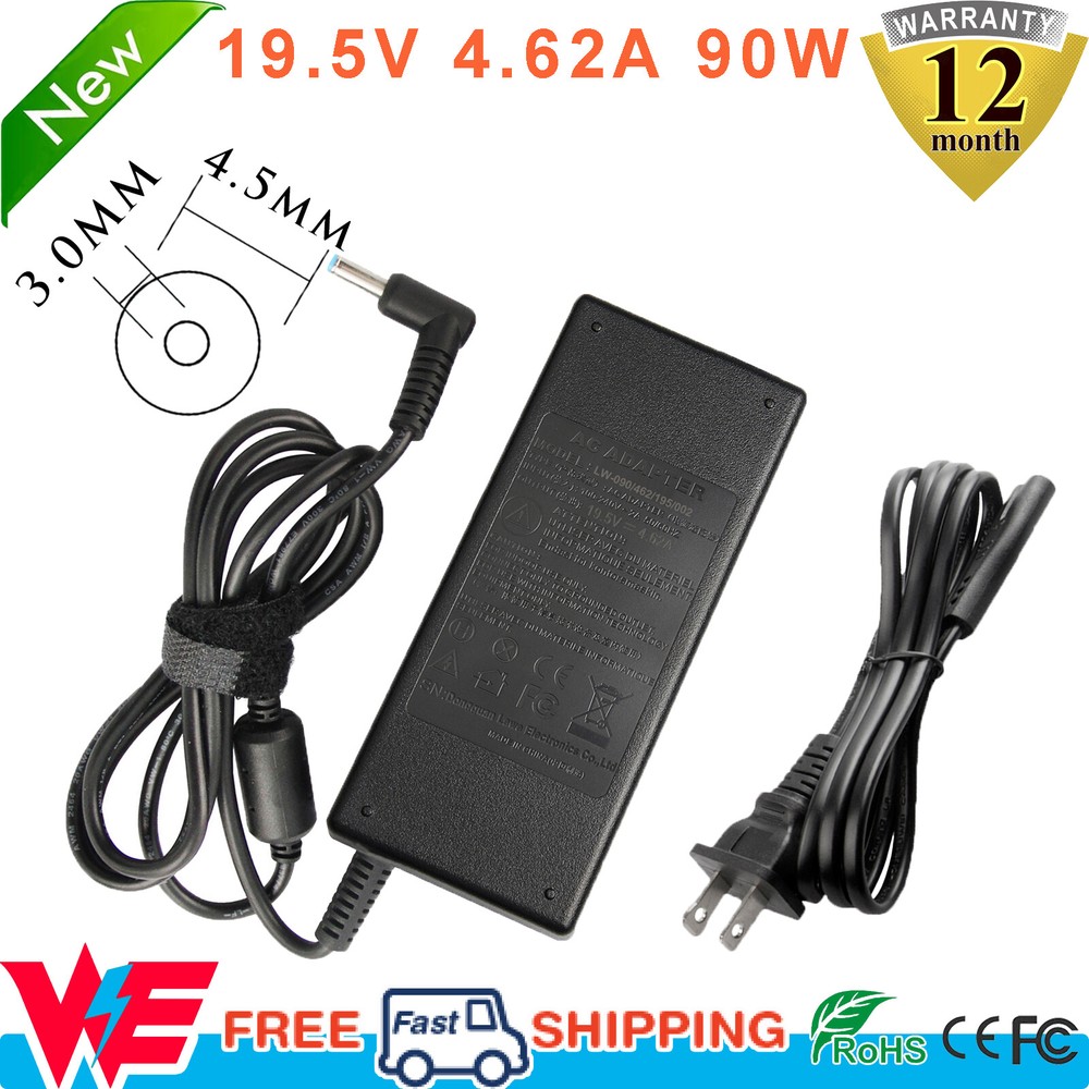90W AC Charger Adapter For HP Elitebook 745 G3, 755 G3, 820 G3, 840 G3, 850 G3