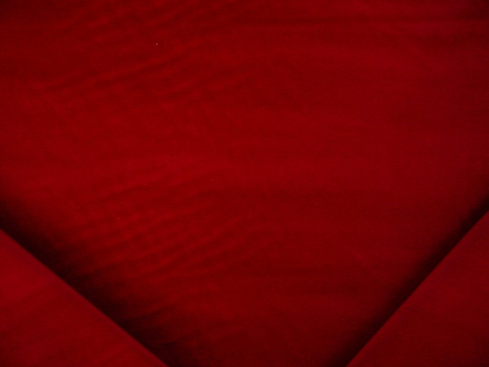 1-7/8Y Marvic Textiles 5892 Safari Berry Red Cotton Velvet Fabric for Upholstery