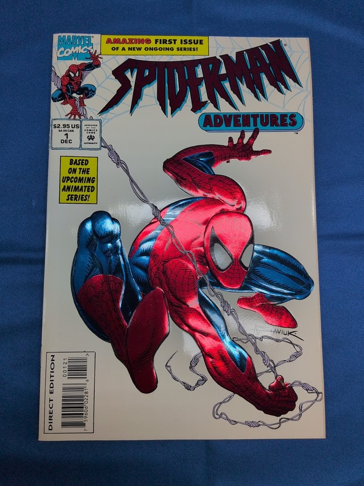 Spider-Man Adventures #1 Foil Enhanced Cover (Marvel Comics December 1994)