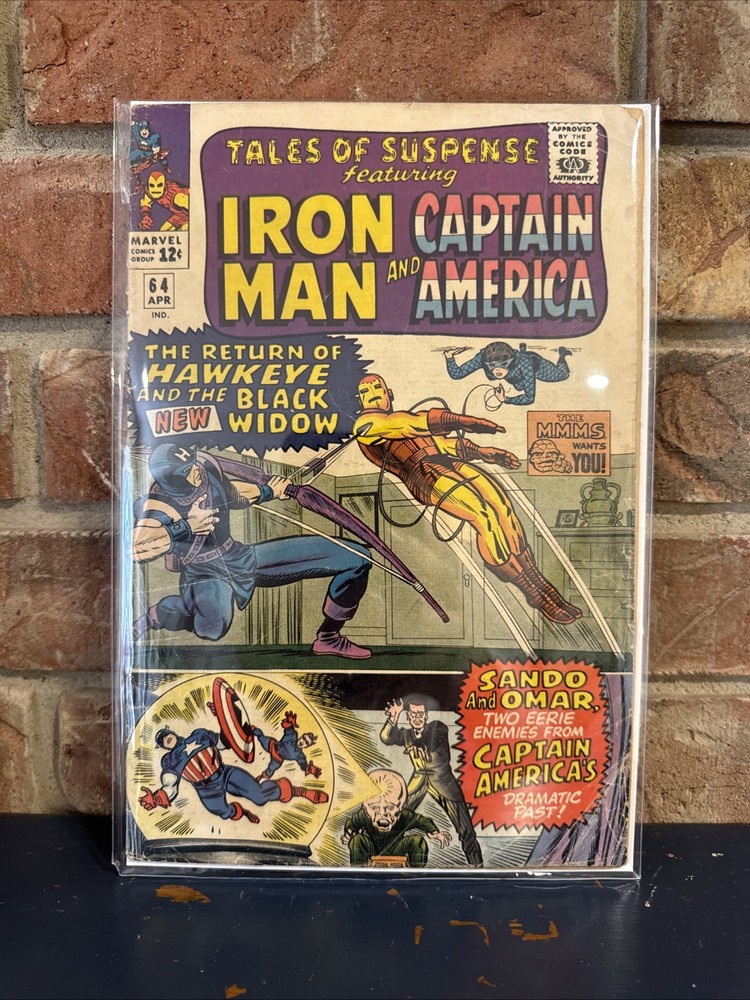 Tales of Suspense #64 1965, Hawkeye & New Black Widow, Agent 13