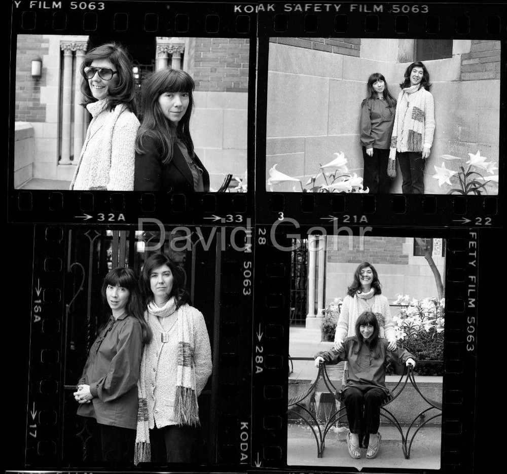 '70 Kate & Anna McGarrigle NYC Sister Canadian Duo Gahr 35mm 4 Negative Lot C480