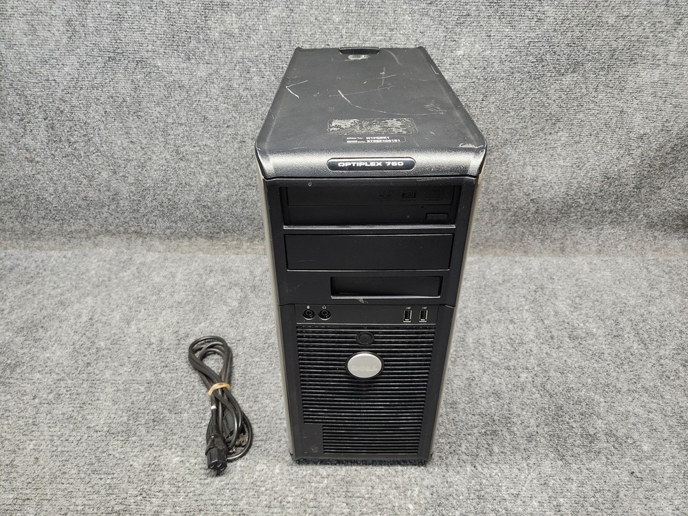 Dell Optiplex 760 Tower PC Intel Core 2 Duo E7400 2.80GHz 2GB RAM 500GB HDD