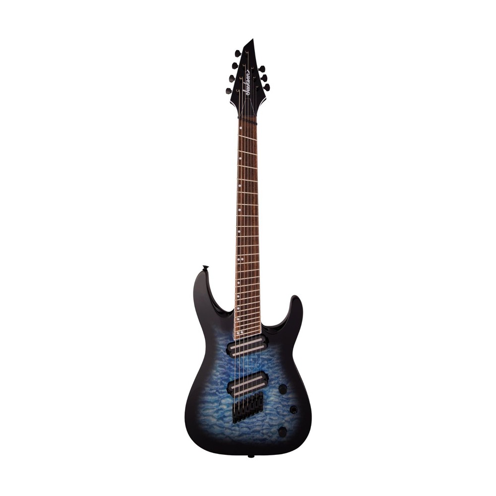 Jackson SLATX7 Multi-Scale 7-String Electric Guitar - Trans Blue Burst