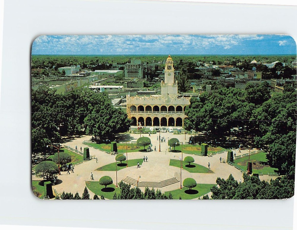 Postcard City Hall Merida Yucatan Mexico